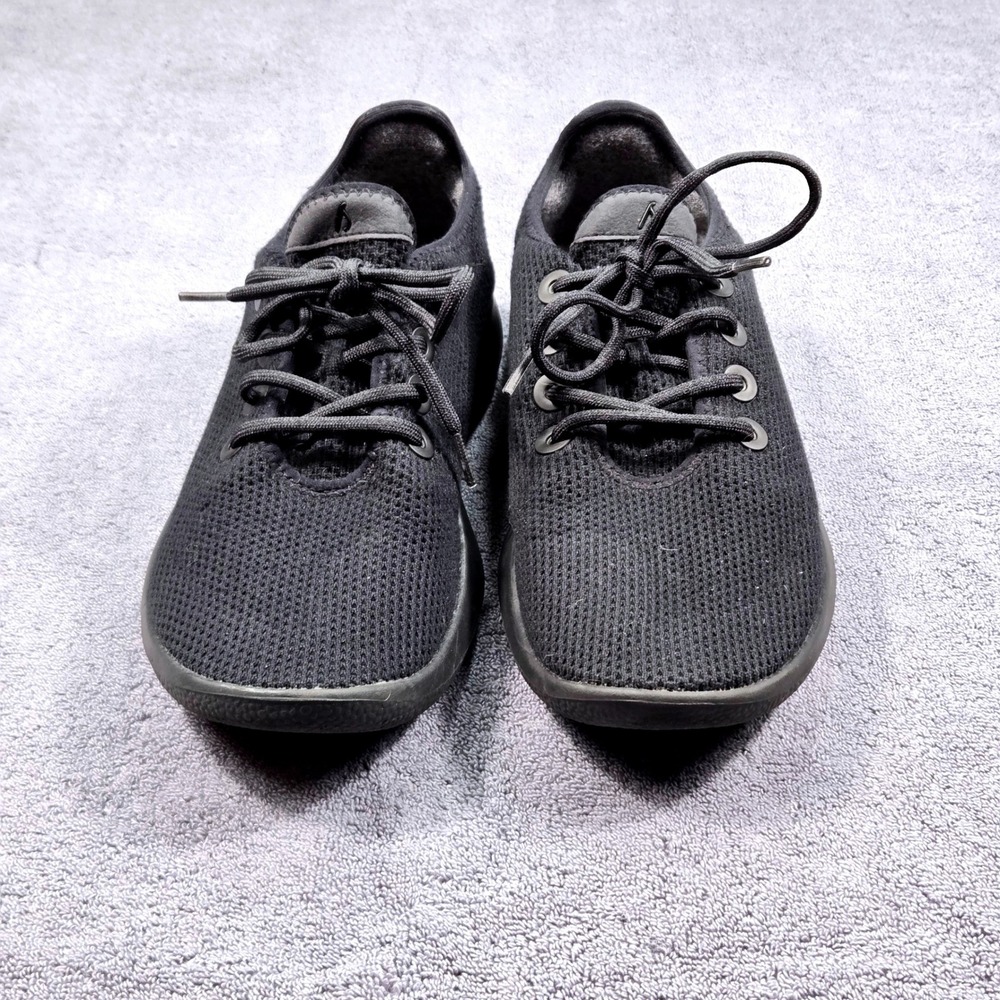 Allbirds Tree Runners Mens‎ Size 11 Black Good Sustainable Mesh Sneakers - Picture 5 of 13
